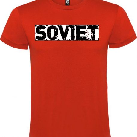 camiseta soviet roja