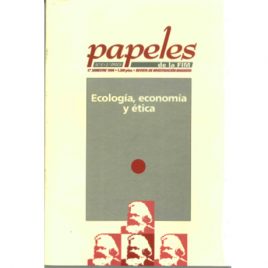 Ecología, Economía y Ética
