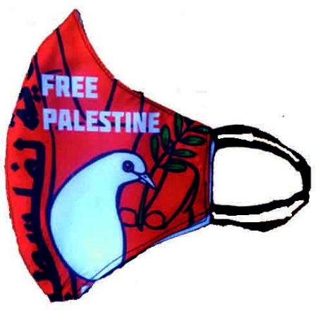 Mascarilla Palestina en Paz