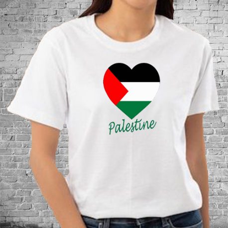 camiseta mujer blanca corazon