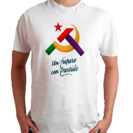 Camiseta Centenario PCE “Un Futuro con Partido”