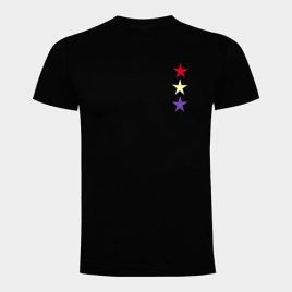 Camiseta con Bordado de Estrellas Republicanas