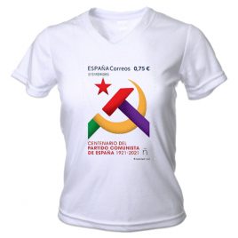 Camiseta Mujer Sello Centenario PCE