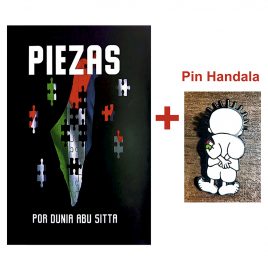 Libro «Piezas» por Dunia Abu Sitta + pin Handala