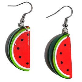 Pendientes Sandia Palestina